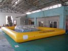 China Kids and Adult large inflatable swimming pools water sports games , yellow or blue distributor